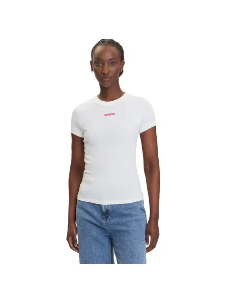 Tommy Jeans Tričko biela