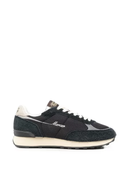 Sneakerși The Mercer Brand cu broderie albastru