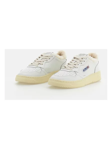 Sneakersy Autry wełniane białe