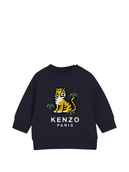 Spodnie dziecięce Kenzo niebieskie