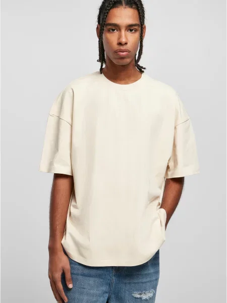 Tricou Urban Classics de lână alb