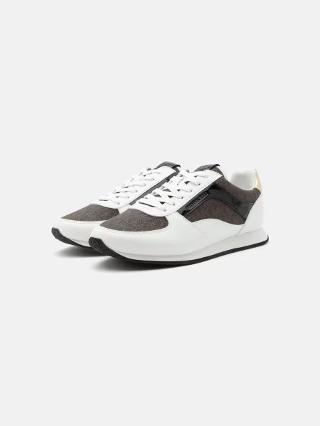 Sneakersy MICHAEL Michael Kors Cindy Hnedá biela