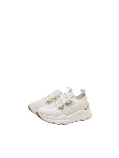 Sneakersy Emanuélle Vee skórzane białe