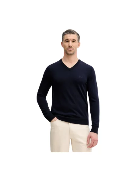 Sweter Guess wełniany niebieski