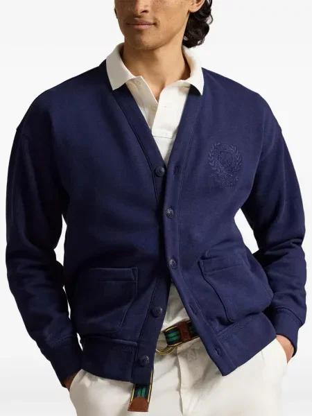 Pulover Polo Ralph Lauren din piele maro