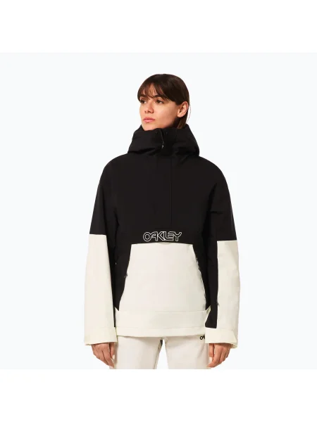 Oakley női snowboard dzseki WMNS TNP TBT Isulated Anorak arctic white/blackout. Méret: XL fehér