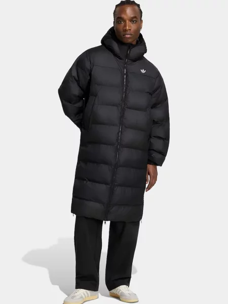Adidas Originals jachetă lungă pentru bărbați Long Regen negru