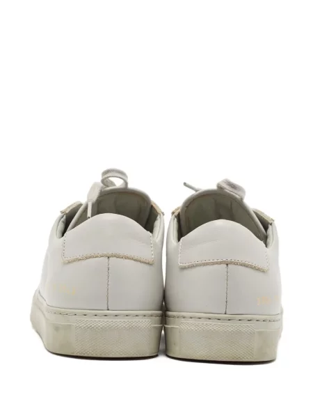 Sneakerși Common Projects din piele alb