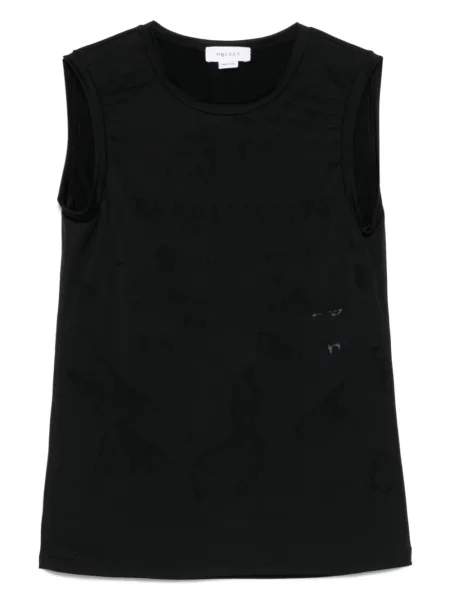 Top Alexander Mcqueen żakardowy czarny