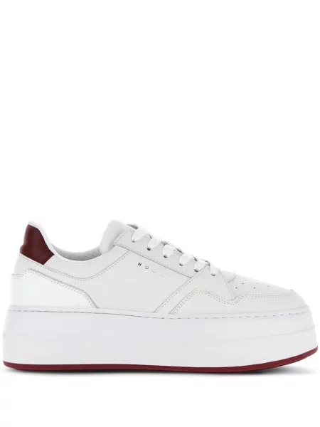 Sneakerși Hogan din piele alb