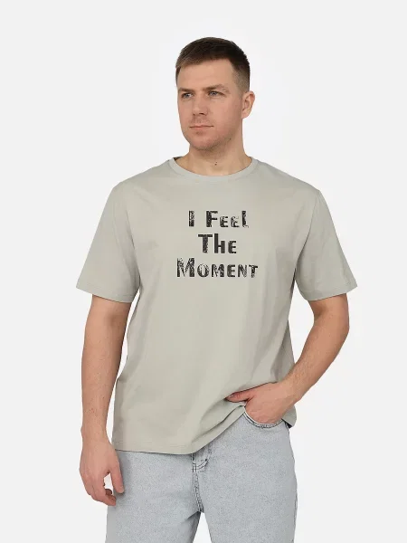 Футболка YUKI світло-сірий сіра