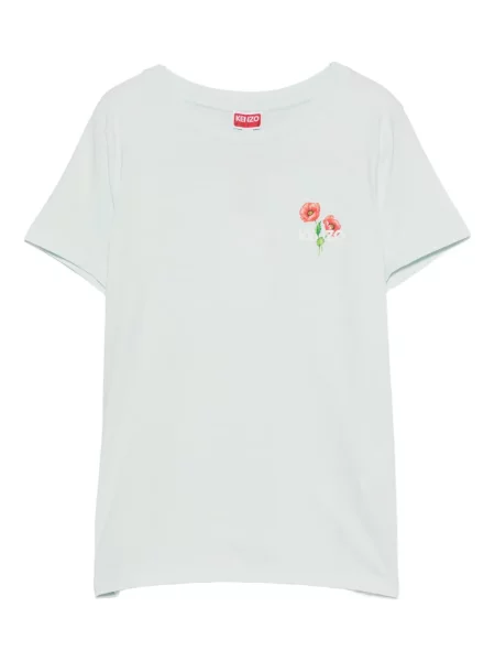 Tricou Kenzo cu model floral cu imagine verde