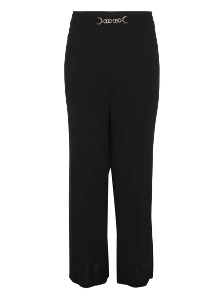 Pantaloni Elena Mirò din jerseu negru