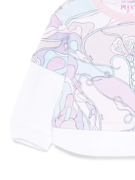 Sweter dziecięcy Pucci różowy