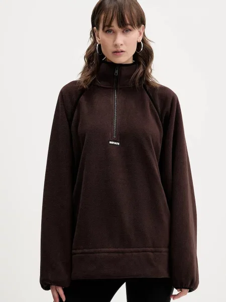 Rotate hanorac fleece uni maro