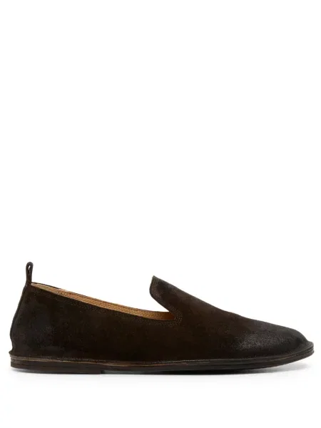 Pantofi loafer Marsell din nubuc maro