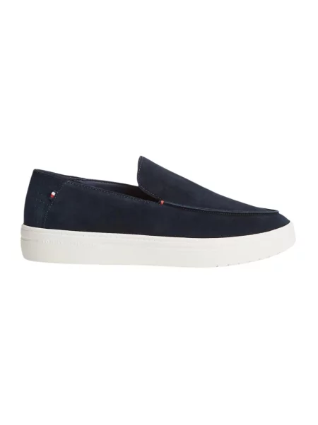 Półbuty Tommy Hilfiger zamszowe niebieskie