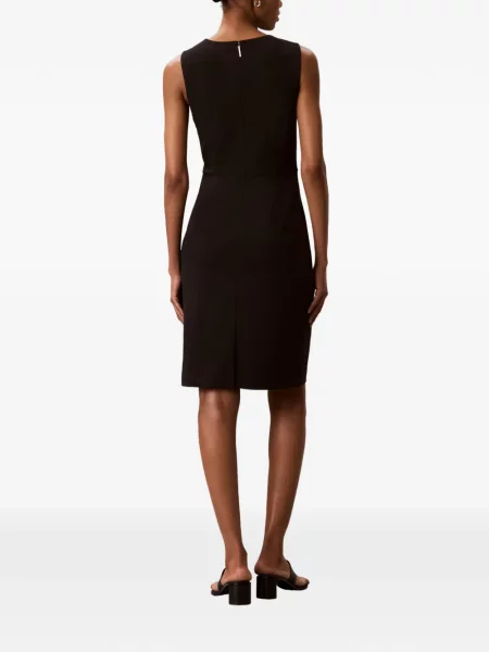 Rochie mini Calvin Klein fără mâneci negru