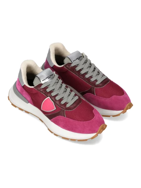 Buty do biegania Philippe Model skórzane do biegania różowe
