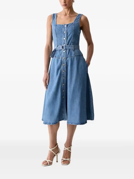 Rochie midi Morgan albastru