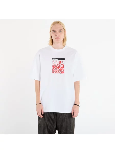 Tricou A BATHING APE Bape Sticker Graphic Relaxed Fit Tee White XXL alb