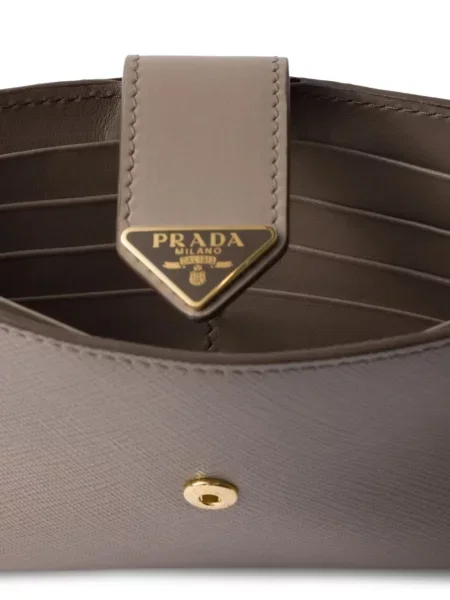 Portofel Prada din piele gri