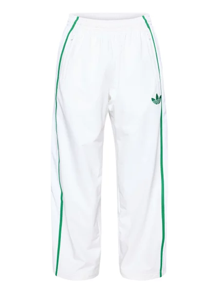 ADIDAS ORIGINALS Pantaloni TENNIS WOVEN TRACK verde alb