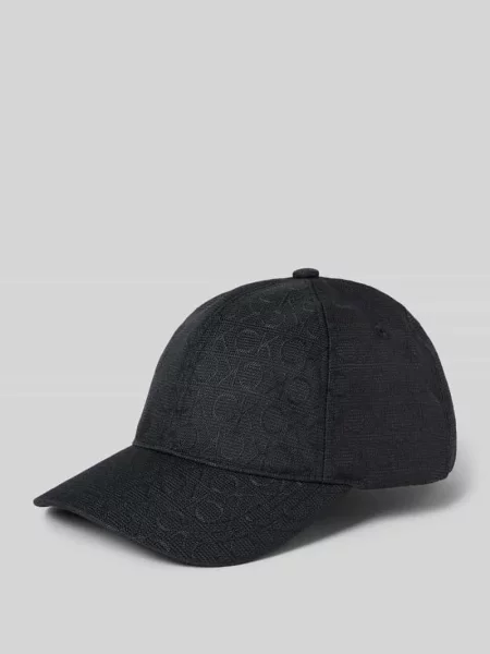 Calvin Klein Czapka Kobiety Sztuczne włókno wzorzysty ONE SIZE czarny