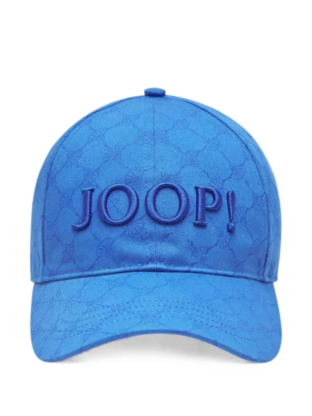 Șapcă Joop! cu broderie cu model floral albastru