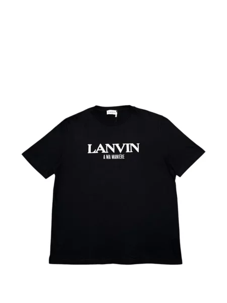 Tricou Lanvin cu broderie negru