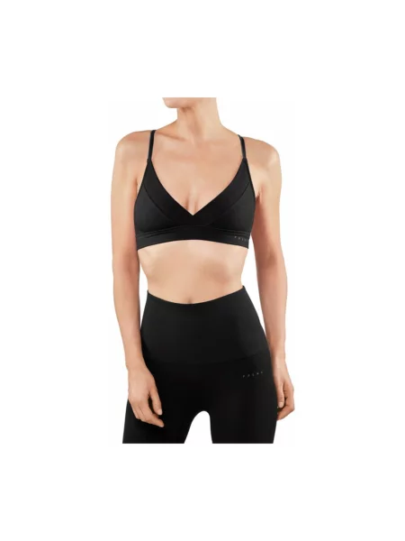 Lekki stanik sportowy Falke czarny