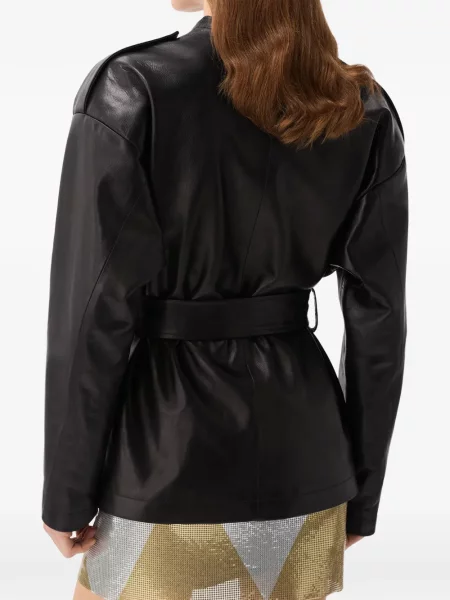 Geanta de piele Versace negru