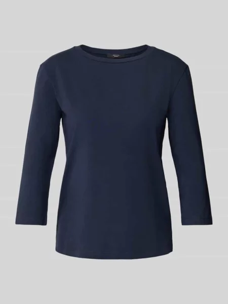 Bluzka z rękawem o dł. model ‘MULTIA’ Weekend Max Mara granatowa