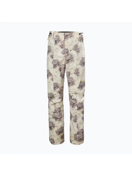 Spodnie narciarskie Helly Hansen St. Moritz Ins purple clay sakura aop szare