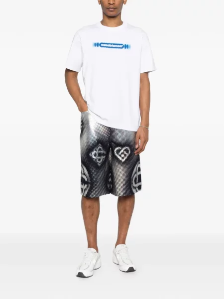 Tricou Casablanca cu autograf alb
