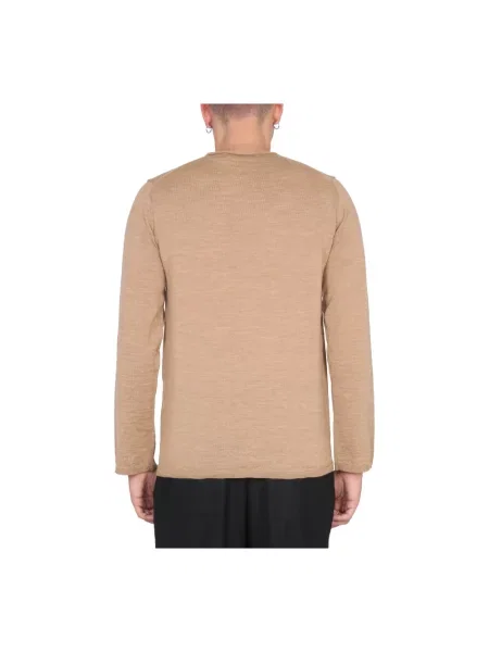 Dzianinowy sweter Comme Des Garcons beżowy