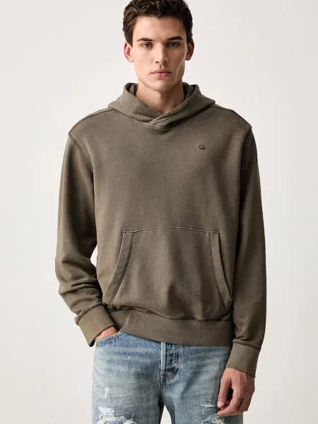 G-Star Raw Hanorac Unit Maro închis verde