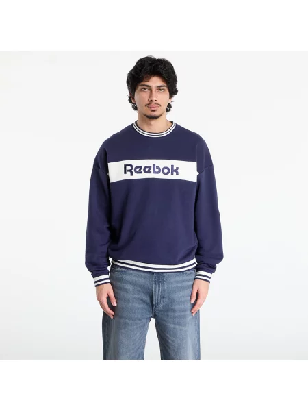 Mikina Reebok Lawn Club Crew Sweat Vector Navy XL tmavě modrá