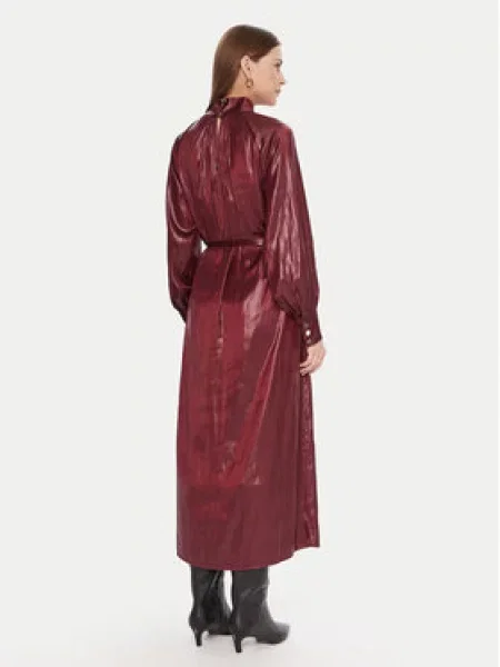 LOLA CASADEMUNT Cocktail obleka Bordo rdeča