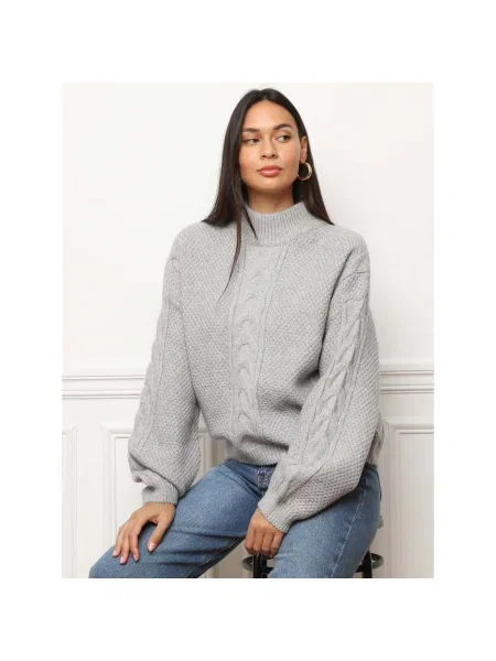 Pulover La Modeuse gri