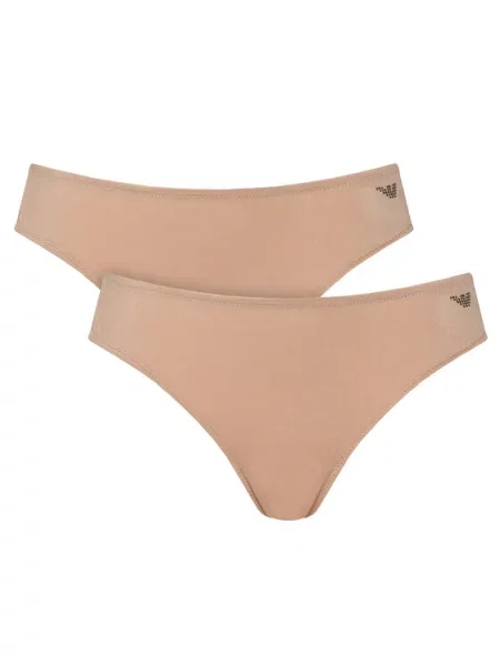 Emporio Armani Underwear Brazilinių kelnaičių komplektas Šviesiai smėlinė