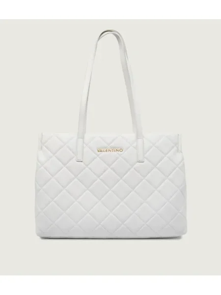 Műbőr shopper táska Valentino Bags fehér