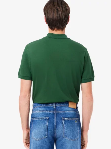Поло Lacoste зеленое