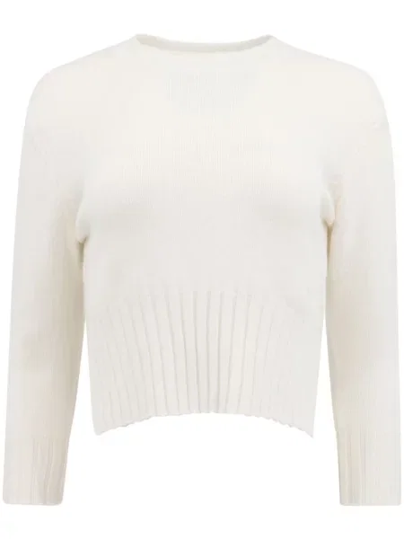 Pulover Loulou Studio din cașmir alb