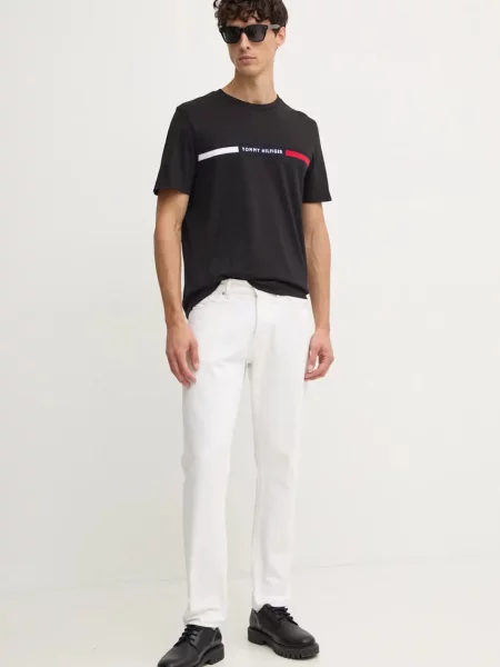 Tommy Hilfiger tričko pánske čierna