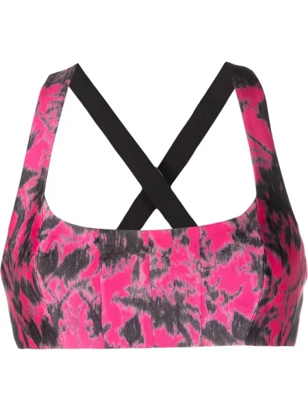 Sutien Philosophy Di Lorenzo Serafini cu model floral cu imagine roz