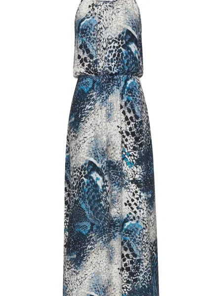 LASCANA Rochie albastru / albastru marin alb