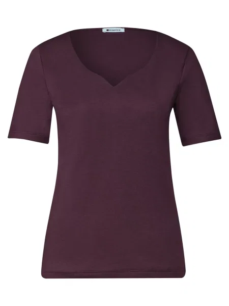 STREET ONE Tricou Ada vin roșu