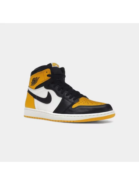 Sneakersy Jordan 1 Retro skórzane retro żółte