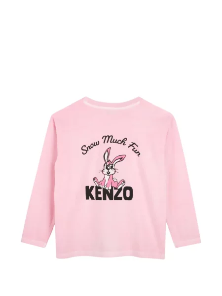 Koszulka dziecięca Kenzo różowa